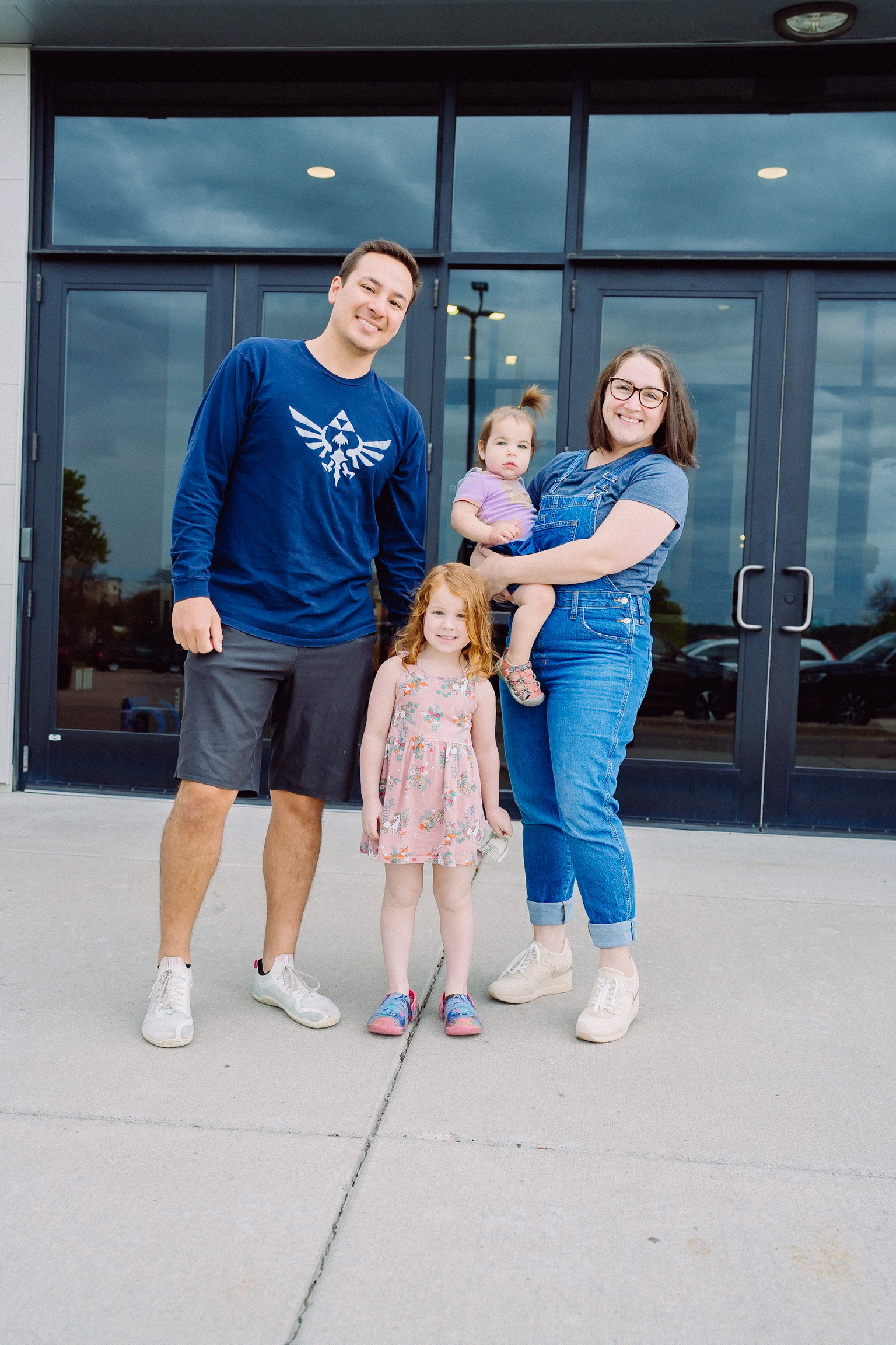 Mitchell Bridgeford, Doctor of Physical Therapy with family